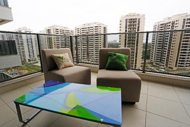 Athletes can relax at the balconies of their units (Picture: Alex Ferro/Rio2016)